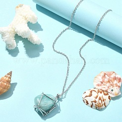 Tarnish Resistant 304 Stainless Steel Braided Macrame Pouch Empty Stone Holder for Pendant Necklace Making&nbsp;X-NJEW-TA00078