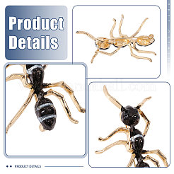 6Pcs Ant Enamel Pins&nbsp;JEWB-CA0001-87B