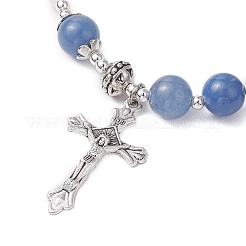 Natural Blue Aventurine Beaded Bracelets&nbsp;BJEW-TA00564-02