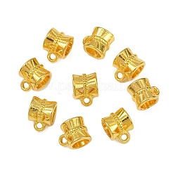 Tibetan Style Alloy Tube Bails&nbsp;TIBE-30047-G-NR