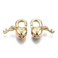 Brass Lobster Claw Clasps&nbsp;KK-S356-315-NF