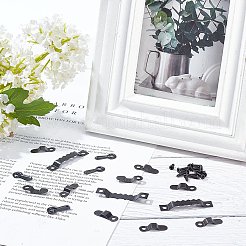 120Sets 3 Style Iron Picture Frame Turn Button&nbsp;AJEW-GF0004-47