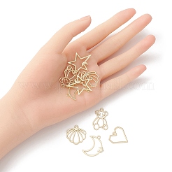 10Pcs 5 Style Alloy Pendants&nbsp;FIND-YW0003-70