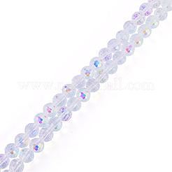 1 Strand Electroplate Transparent Glass Beads Strands&nbsp;EGLA-TADJ0001-15G