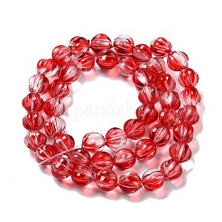 Transparent Glass Beads Strands&nbsp;GLAA-F114-02A