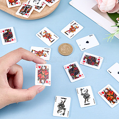 24Pcs 6 Styles Printed Acrylic Pendants&nbsp;OACR-DC0001-65