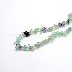 Natural Fluorite Beads Strands&nbsp;LS-G-O049-B-16