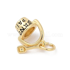 Brass Enamel Charms&nbsp;KK-U062-39G