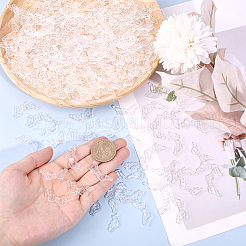 300Pcs Transparent Acrylic Beads&nbsp;TACR-HY0001-08