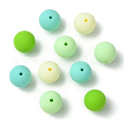 Rubberized Style Opaque Acrylic Beads&nbsp;MACR-CJC0009-02C