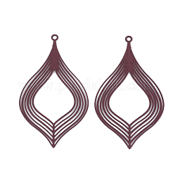 430 Stainless Steel Filigree Pendants&nbsp;STAS-S108-09C