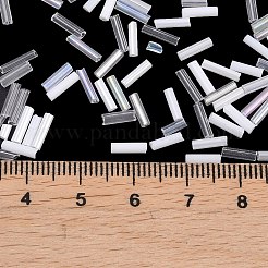 Glass Round Bugle Beads&nbsp;SEED-XCP0001-47I