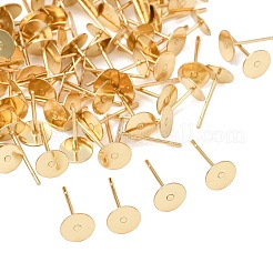304 Stainless Steel Stud Earring Findings&nbsp;X-STAS-E025-4G