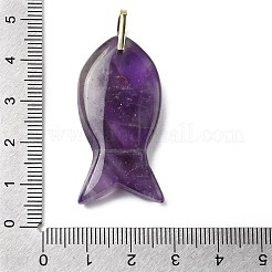 Natural Amethyst Pendants&nbsp;KK-D021-05D-G