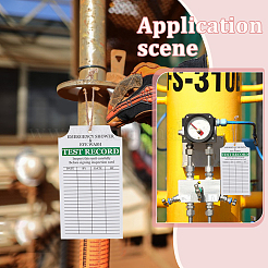 Double Sided Paper Daily Inspection Safety Record Label Tags with Hanging Hole&nbsp;DIY-WH0723-033A