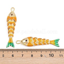 Brass Micro Pave Cubic Zirconia Pendants&nbsp;KK-B157-31G