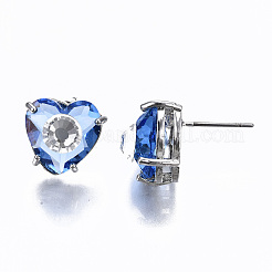 Brass Stud Earrings&nbsp;GLAA-S193-038C-P