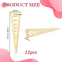 12Pcs Brass Pendants&nbsp;KK-GA0002-63