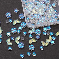 4 Style Electroplate Glass Beads&nbsp;GLAA-YW0001-28