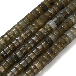Natural Labradorite Beads Strands&nbsp;G-Z110-A32-2x4mm
