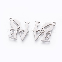Non-Tarnish 201 Stainless Steel Charms&nbsp;STAS-F231-049P