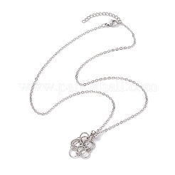 Tarnish Resistant 3Pcs 3 Styles 304 Stainless Steel Cable Chain Necklace Makings&nbsp;NJEW-JN04934-02