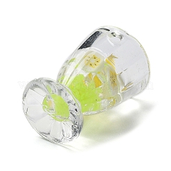 Luminous Transparent Resin Pendants&nbsp;CRES-F026-01D