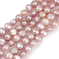 Natural Cultured Freshwater Pearl Beads Strands&nbsp;PEAR-P064-19G-12B