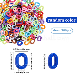 300Pcs Plastic Quick Link Connectors&nbsp;KY-SP0001-71
