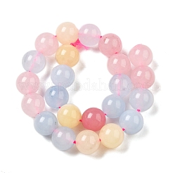 Dyed Natural Malaysia Jade Beads Strands&nbsp;X-G-G021-02B-24
