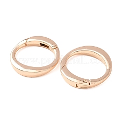 Alloy Spring Ring Clasps&nbsp;AL-B004-01KCG-B