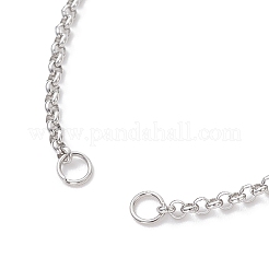 3Pcs 3 Styles 304 Stainless Steel Cable Chain & Venetian Chain & Rolo Chain Bracelet Making&nbsp;AJEW-JB01462