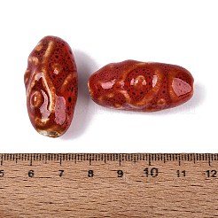 Vintage Handmade Porcelain Beads&nbsp;PORC-Q008-12E