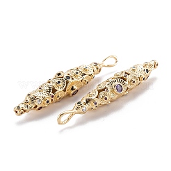 Real 18K Gold Plated Brass Micro Pave Cubic Zirconia Pendants&nbsp;X-ZIRC-M114-54G