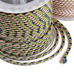 11M Polyester Braided Cord with Cotton Core & Metallic Thread&nbsp;OCOR-Z006-01-22