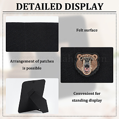 Rectangle Polyester Pin Collection Display&nbsp;ODIS-WH0086-119