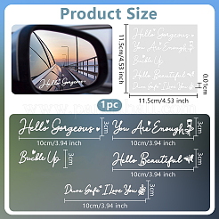 1Pc Waterproof PVC Electrostatic Stickers&nbsp;DIY-OC0013-20E
