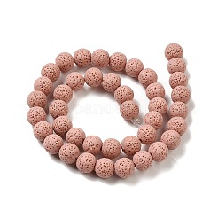 Natural Lava Rock Bead Strands&nbsp;G-L435-03-8mm-19