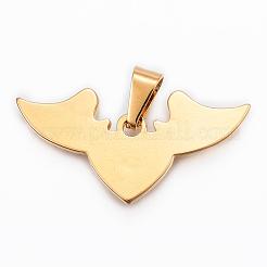 304 Stainless Steel Pendants&nbsp;STAS-H372-38G