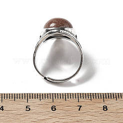 Synthetic Goldstone Adjustable Rings&nbsp;G-P560-03AS-04