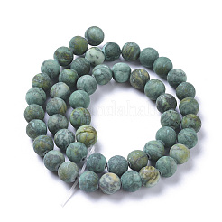 Natural Map Stone Picasso Jasper Beads Strands&nbsp;G-F668-18-8mm