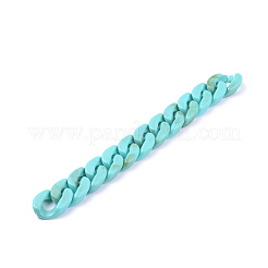 Handmade Acrylic Curb Chains/Twisted Chains&nbsp;X-AJEW-JB00530-02