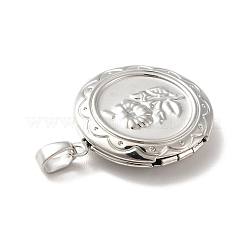 Rack Plating Brass Locket Pendants&nbsp;KK-I688-01P