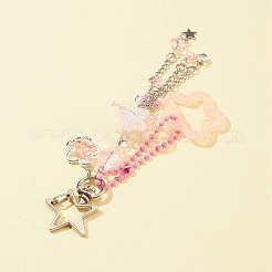 Acrylic & Glass Pendant Keychains&nbsp;KEYC-FZ00004