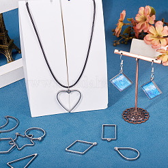 22Pcs 11 Styles 304 Stainless Steel Pendants&nbsp;STAS-TA0003-20