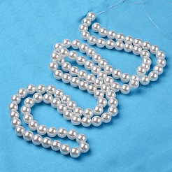 ABS Plastic Imitation Pearl Round Beads&nbsp;MACR-S789-10mm-01