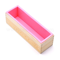 Rectangular Pine Wood Soap Molds Sets&nbsp;DIY-F057-04A