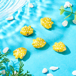 5Pcs Handmade Porcelain Beads&nbsp;PORC-TADJ0001-05C