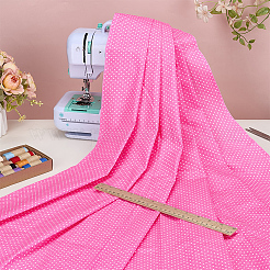 Polka Dot Pattern Cotton Fabrics&nbsp;DIY-WH0622-485C