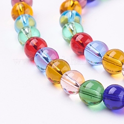 Glass Beads Strands&nbsp;GLAA-G043-01-8mm